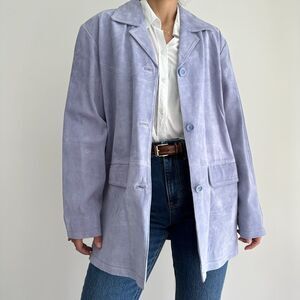 Women's Lavender Leather Jacket